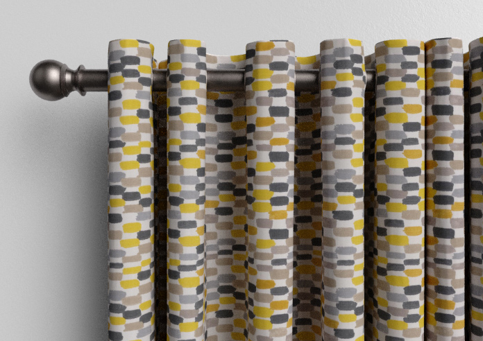 Batik, Saffron - Made to Measure Curtains - Image 12